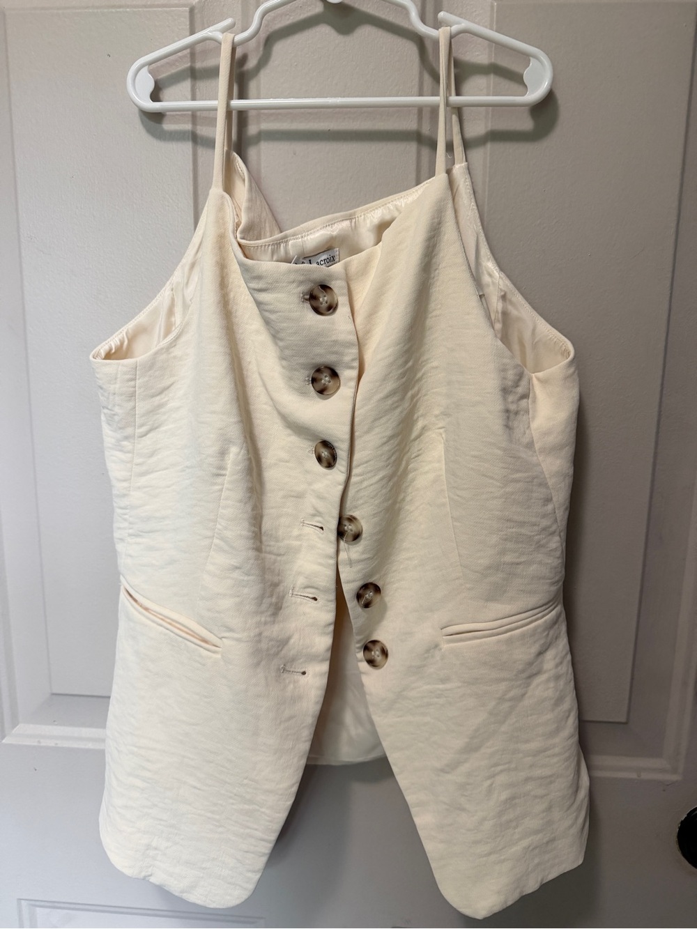 Women’s Christian Lacroix Cream Button-front